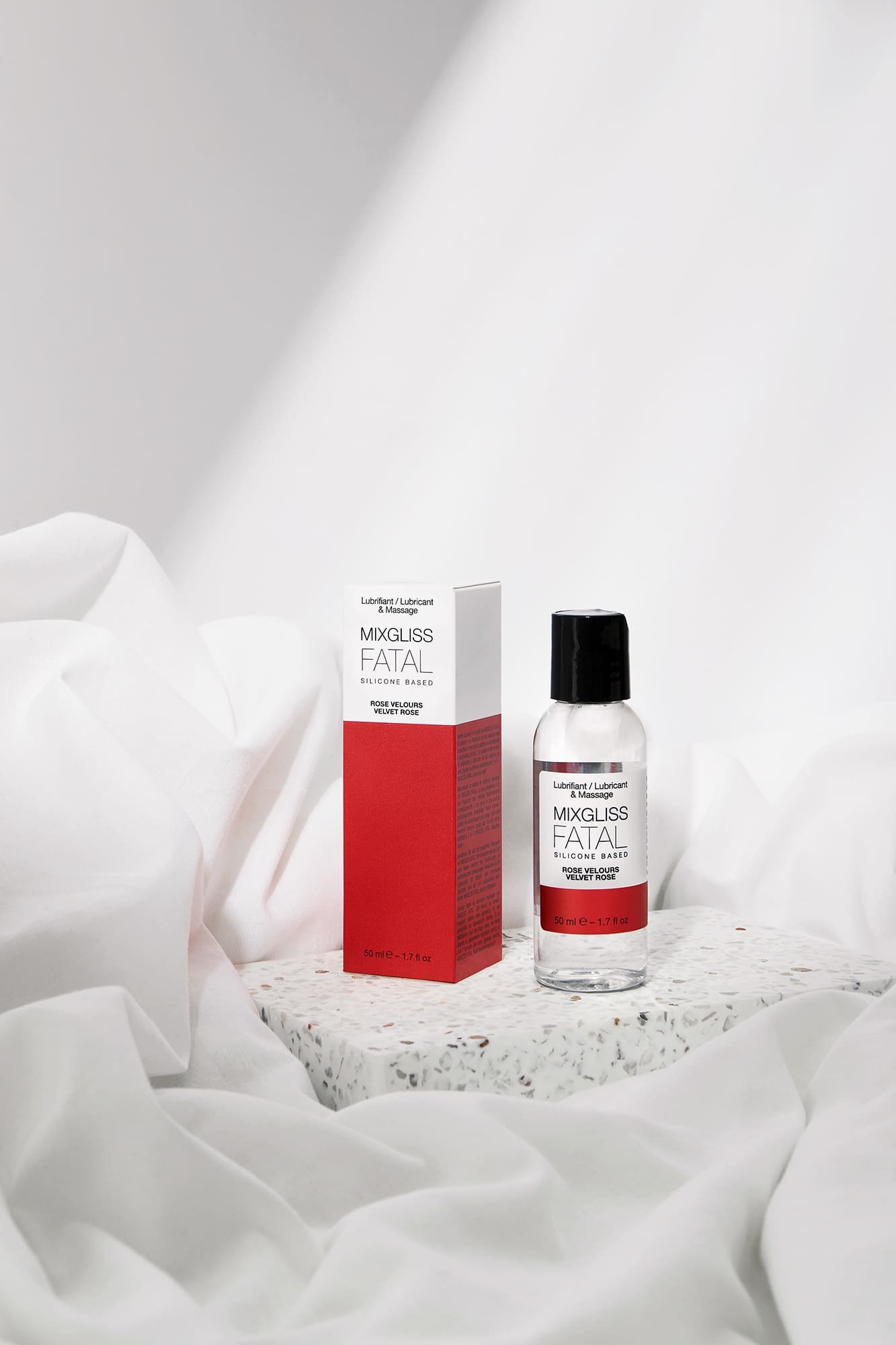 Mixgliss Silicone Fatal - Lubrifiant 2-en-1 Rose Velours - Image 2