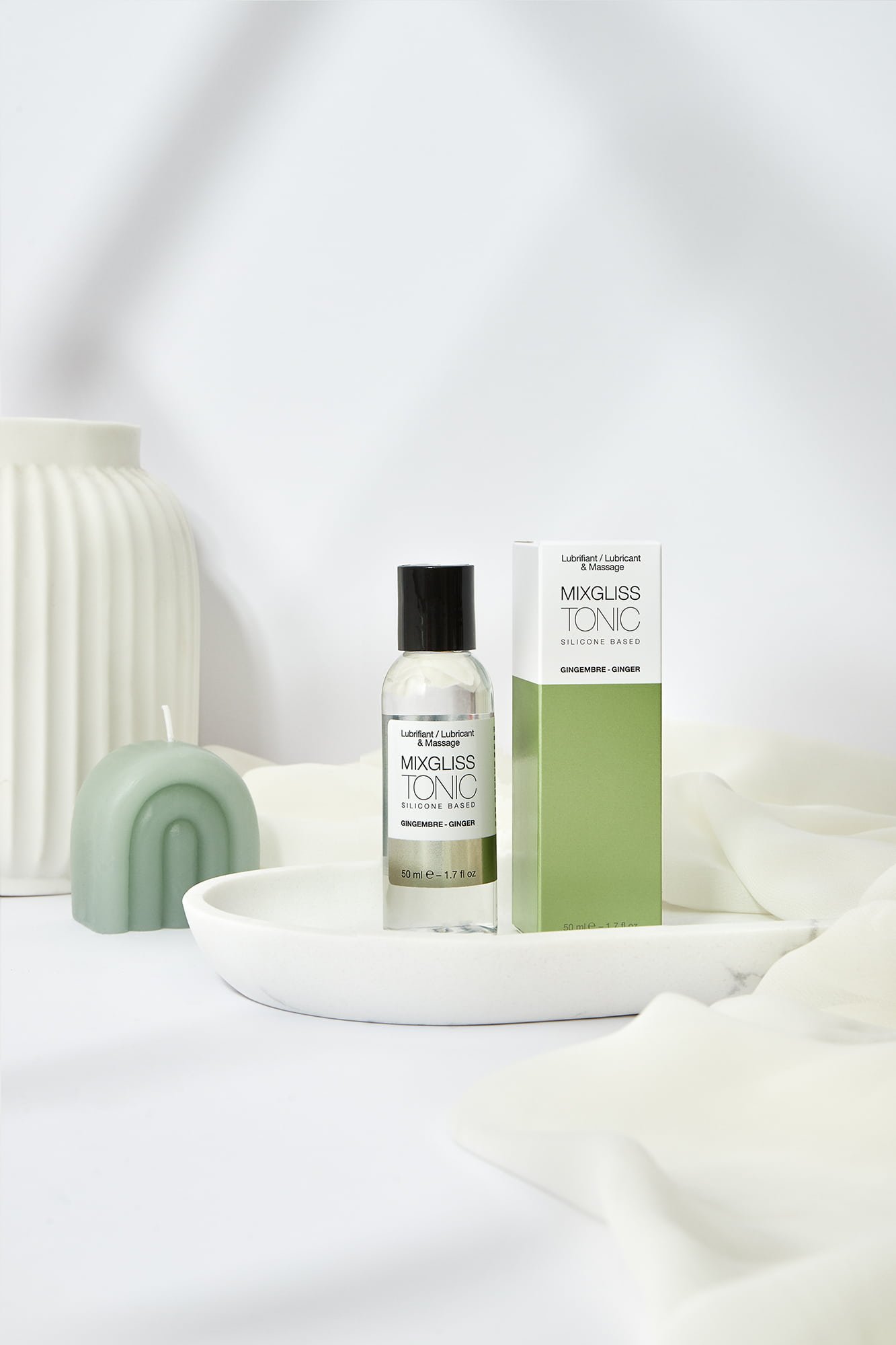 Mixgliss Silicone Tonic - Lubrifiant 2-en-1 Gingembre - Image 2