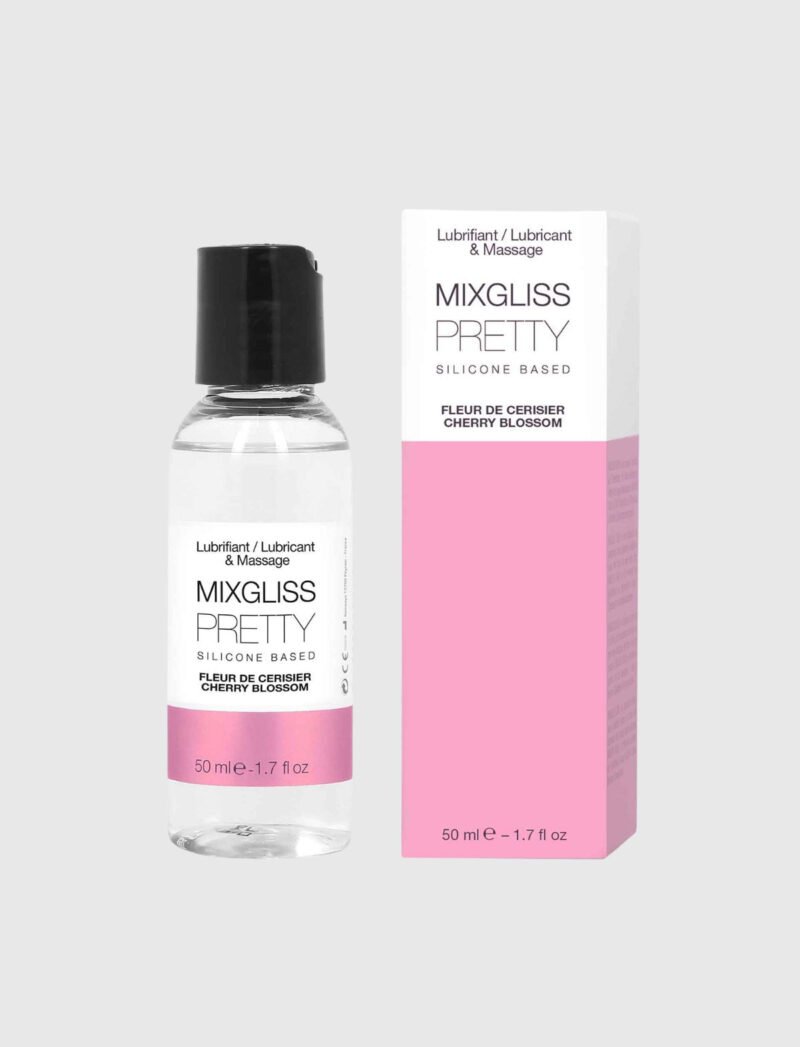 Mixgliss Silicone Pretty - Lubrifiant 2-en-1 Fleur de Cerisier