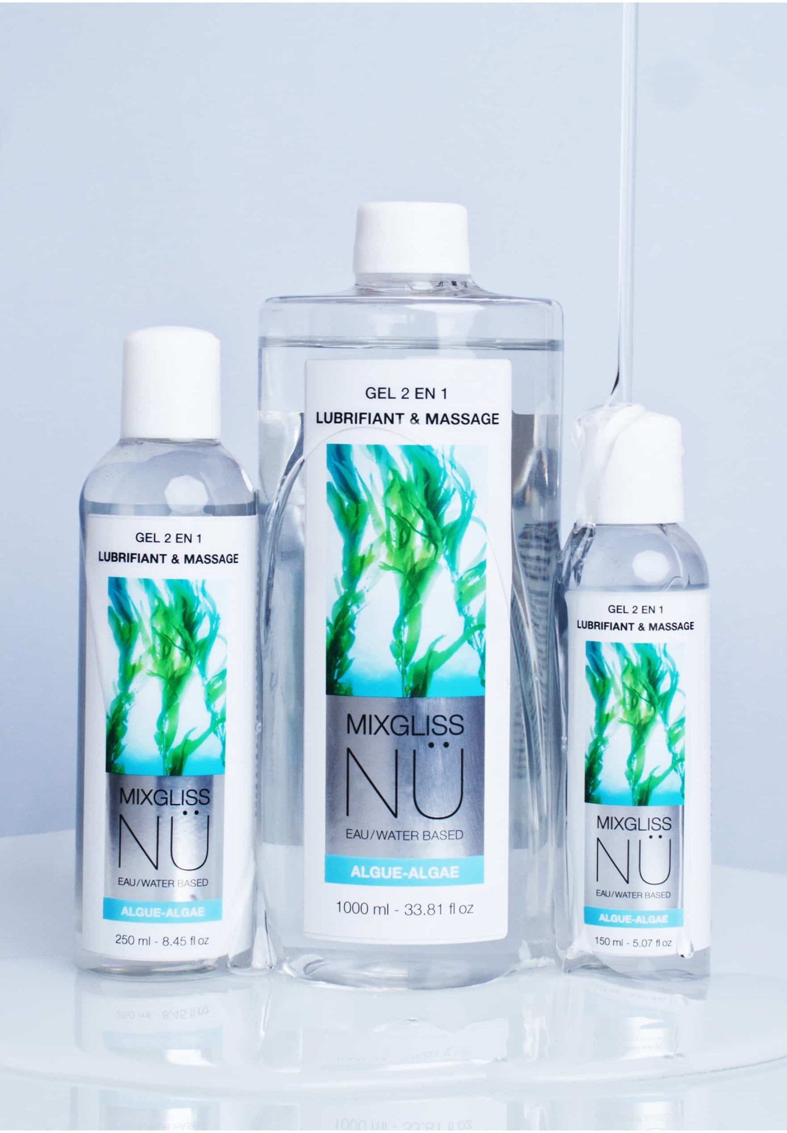 Mixgliss Nü Algue - Gel 2 en 1 Lubrifiant & Massage - Image 2